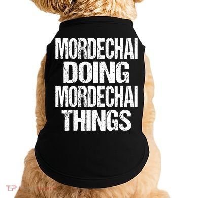 Mordechai Doing Mordechai Things Purim Doggie Tank