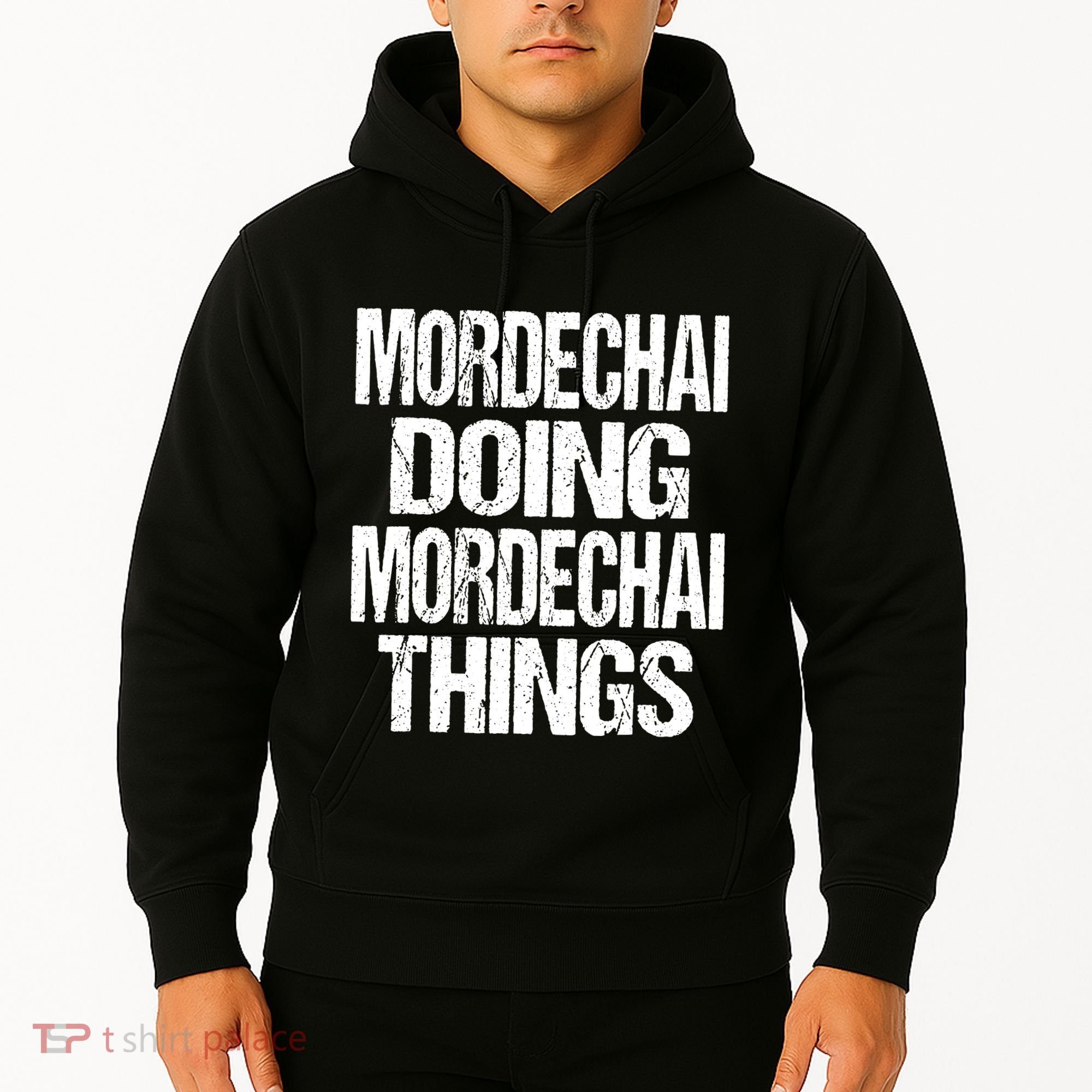 Mordechai Doing Mordechai Things Purim Hoodie
