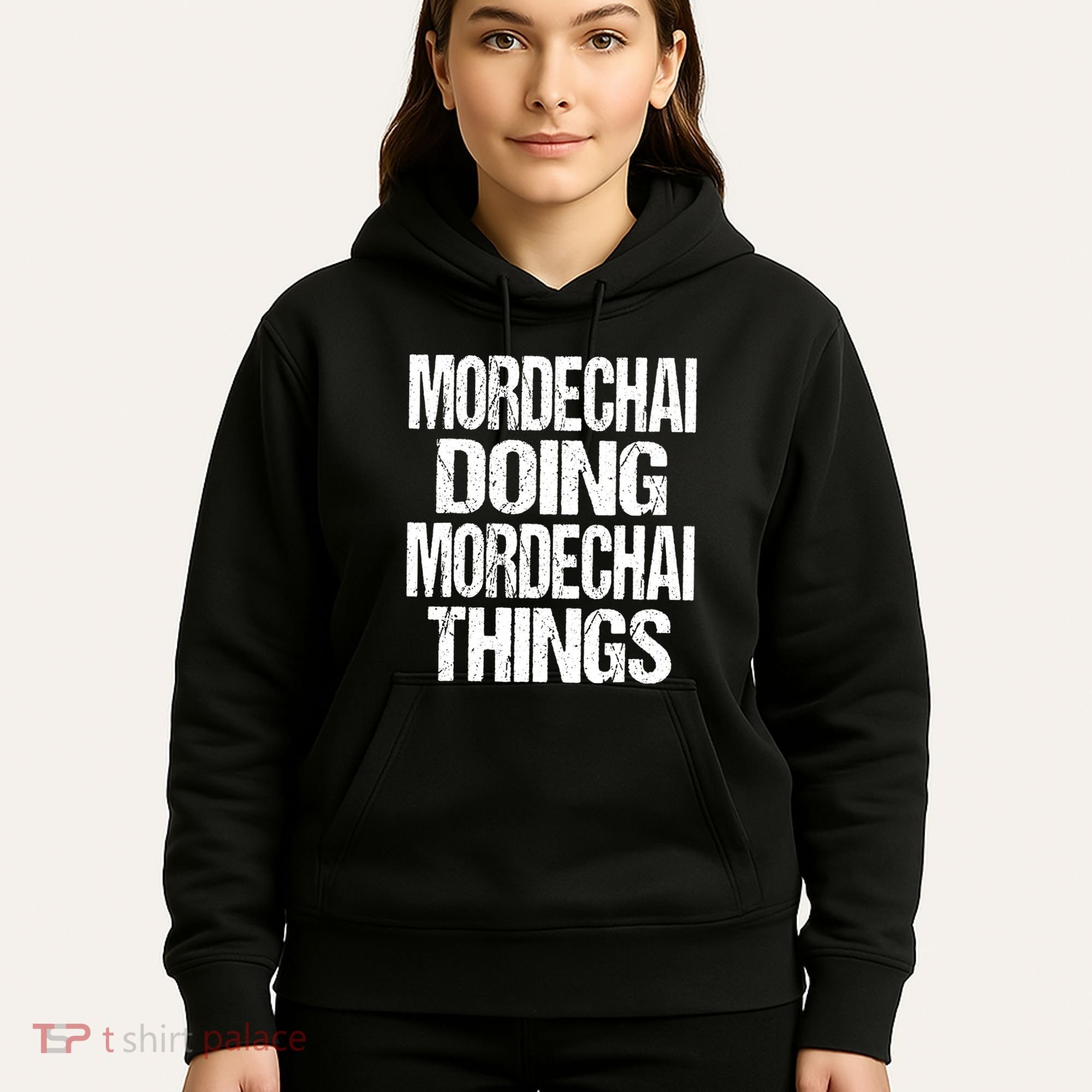 Mordechai Doing Mordechai Things Purim Hoodie