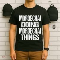 Mordechai Doing Mordechai Things Purim T-Shirt thumb 6