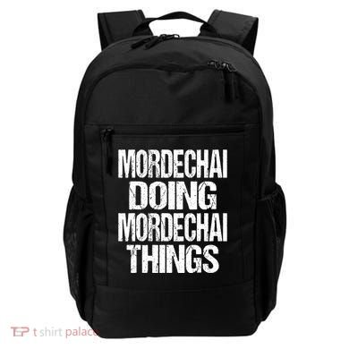 Mordechai Doing Mordechai Things Purim Backpack