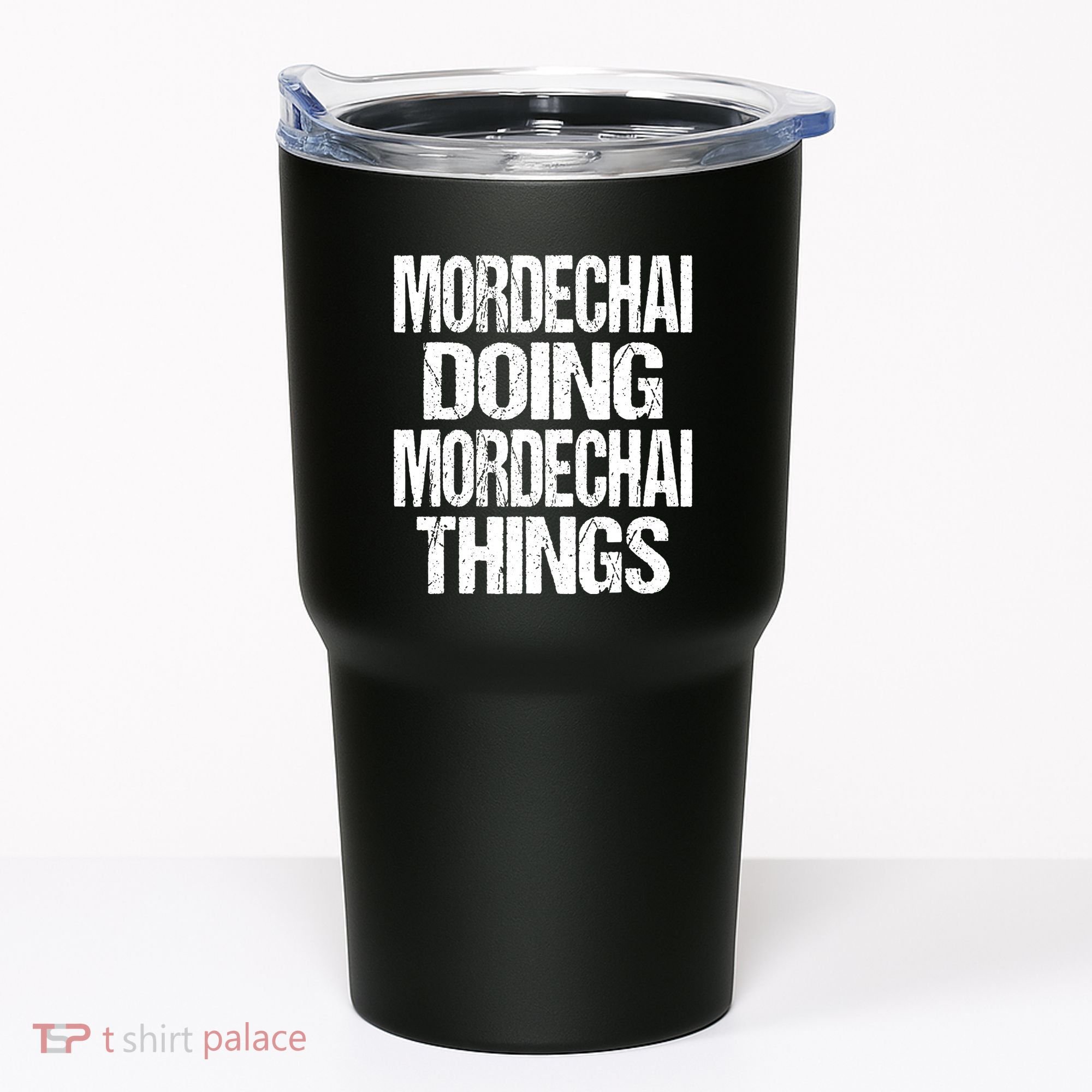Mordechai Doing Mordechai Things Purim Tumbler