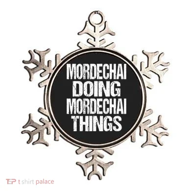 Mordechai Doing Mordechai Things Purim Ornament
