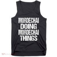 Mordechai Doing Mordechai Things Purim Tank Top thumb 0
