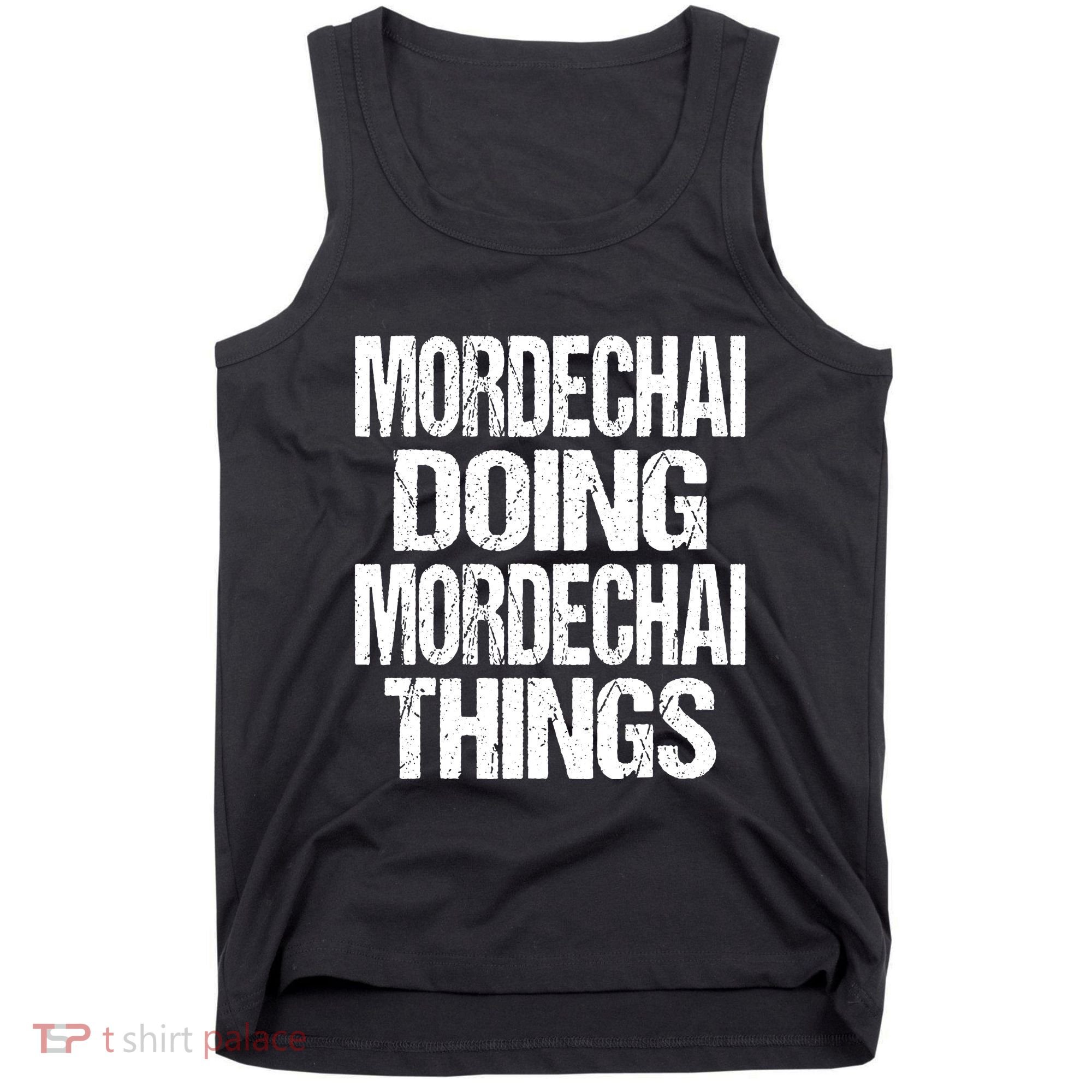 Mordechai Doing Mordechai Things Purim Tank Top