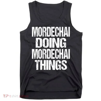 Mordechai Doing Mordechai Things Purim Tank Top