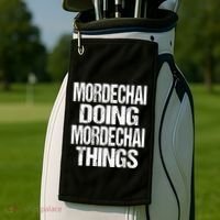 Mordechai Doing Mordechai Things Purim Golf Towel thumb 2