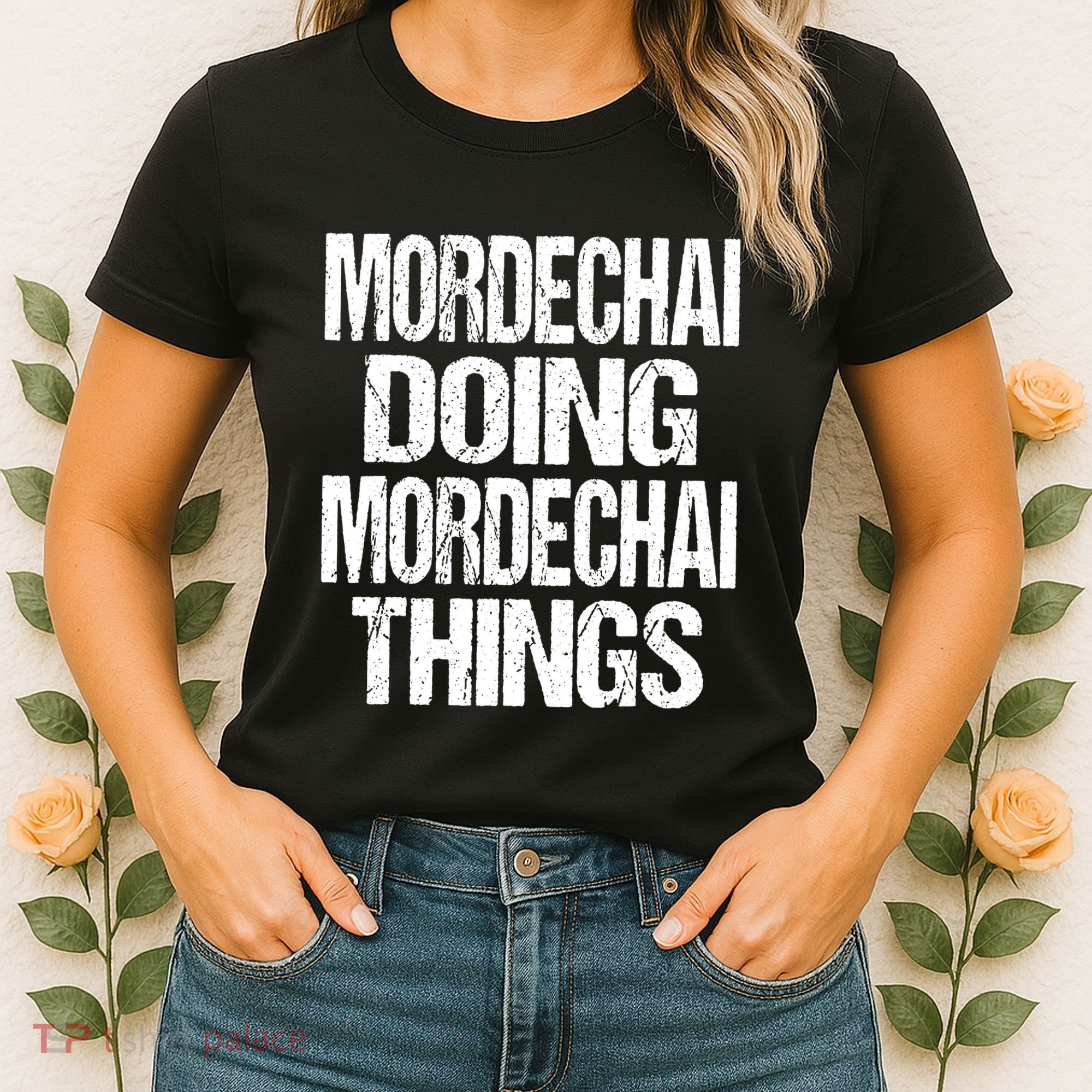 Mordechai Doing Mordechai Things Purim Women's T-Shirt