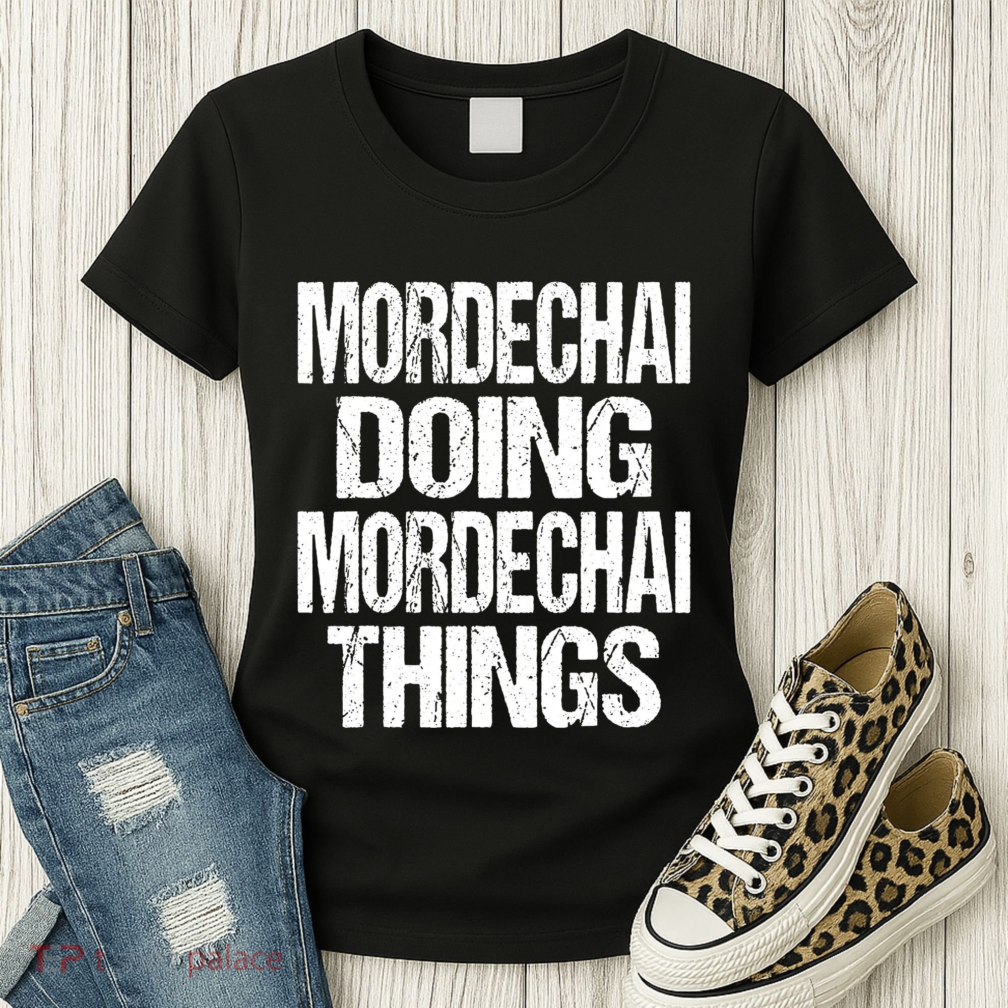 Mordechai Doing Mordechai Things Purim Women's T-Shirt