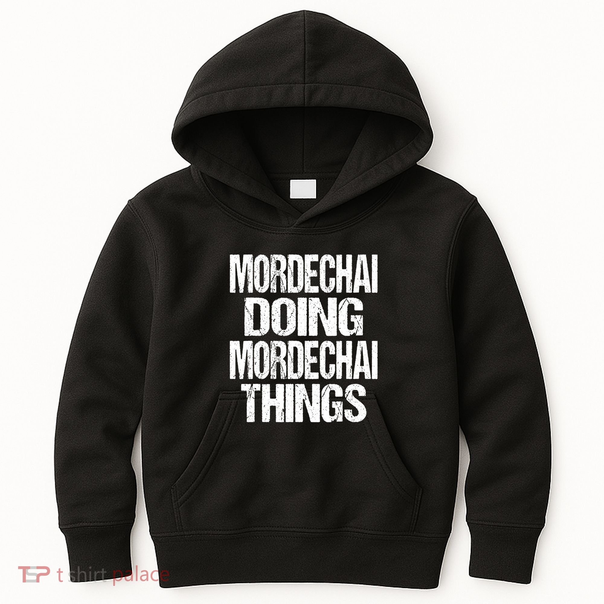 Mordechai Doing Mordechai Things Purim Kids Hoodie