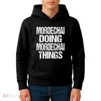 Mordechai Doing Mordechai Things Purim Kids Hoodie thumb 4