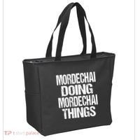 Mordechai Doing Mordechai Things Purim Tote Bag thumb 2