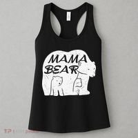 Mother's Day Mama Bear Plus Size Shirts For Mom Son Daughter Family Men Women Women's Tank Top thumb 3