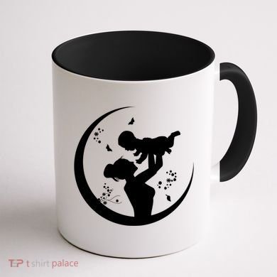 Mother's Day Moon Cute Gift Coffee Mug back
