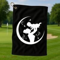 Mother's Day Moon Cute Gift Golf Towel thumb 1