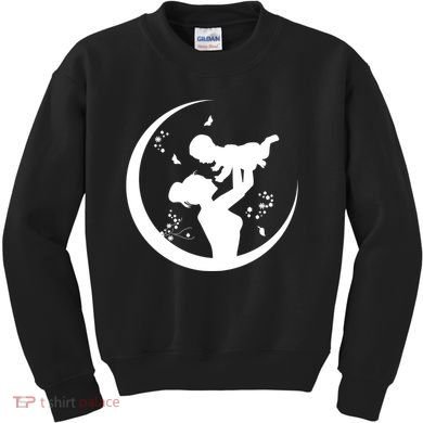 Mother's Day Moon Cute Gift Kids Sweatshirt