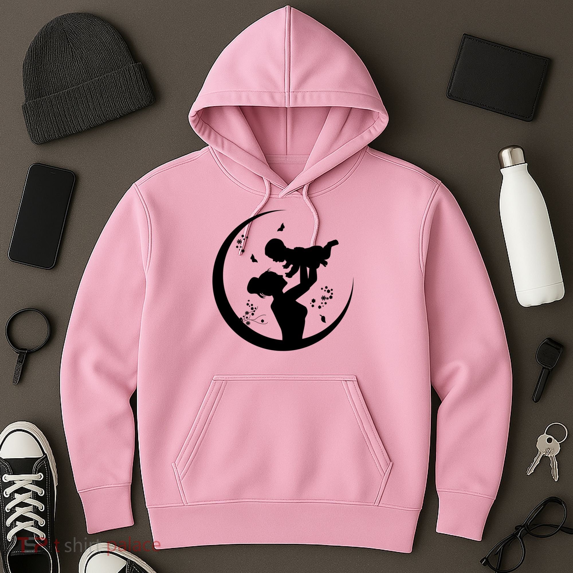 Mother's Day Moon Cute Gift Hoodie