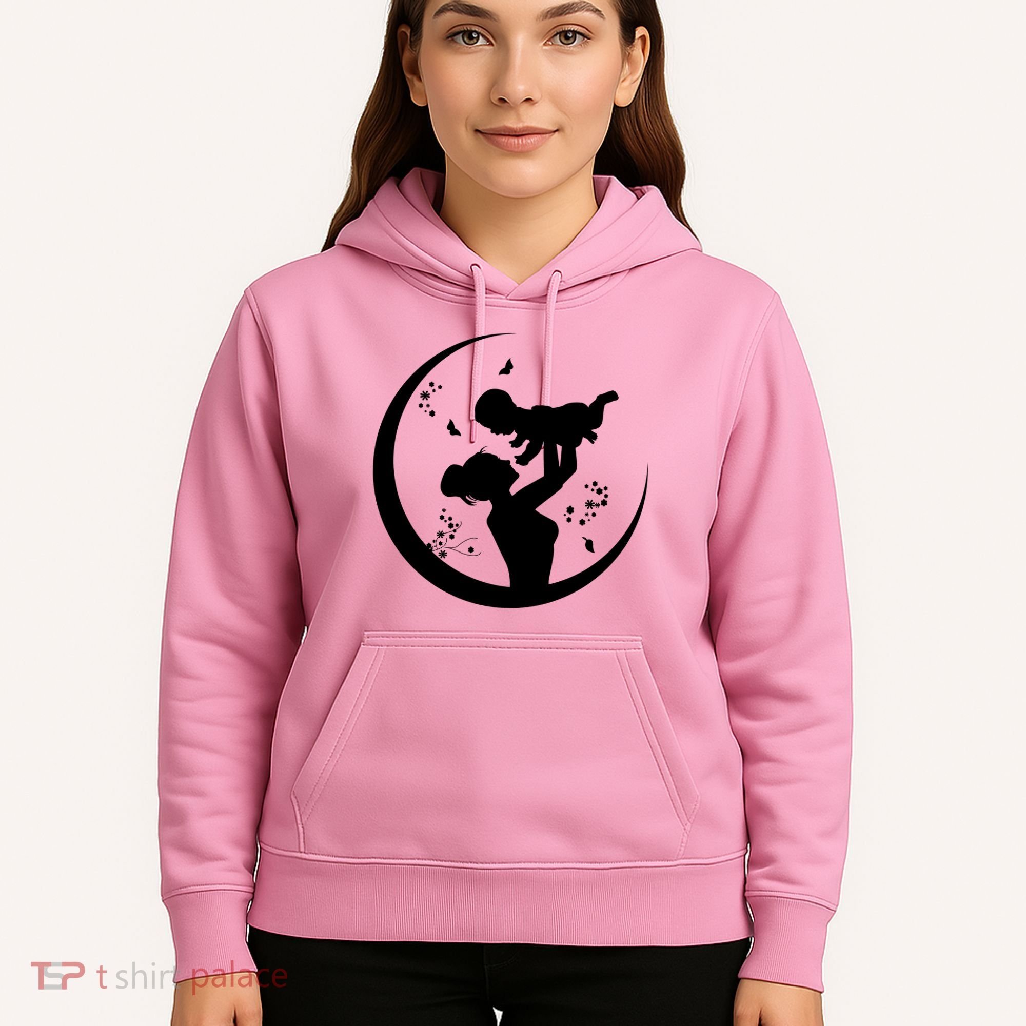 Mother's Day Moon Cute Gift Hoodie