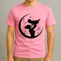 Mother's Day Moon Cute Gift T-Shirt thumb 3