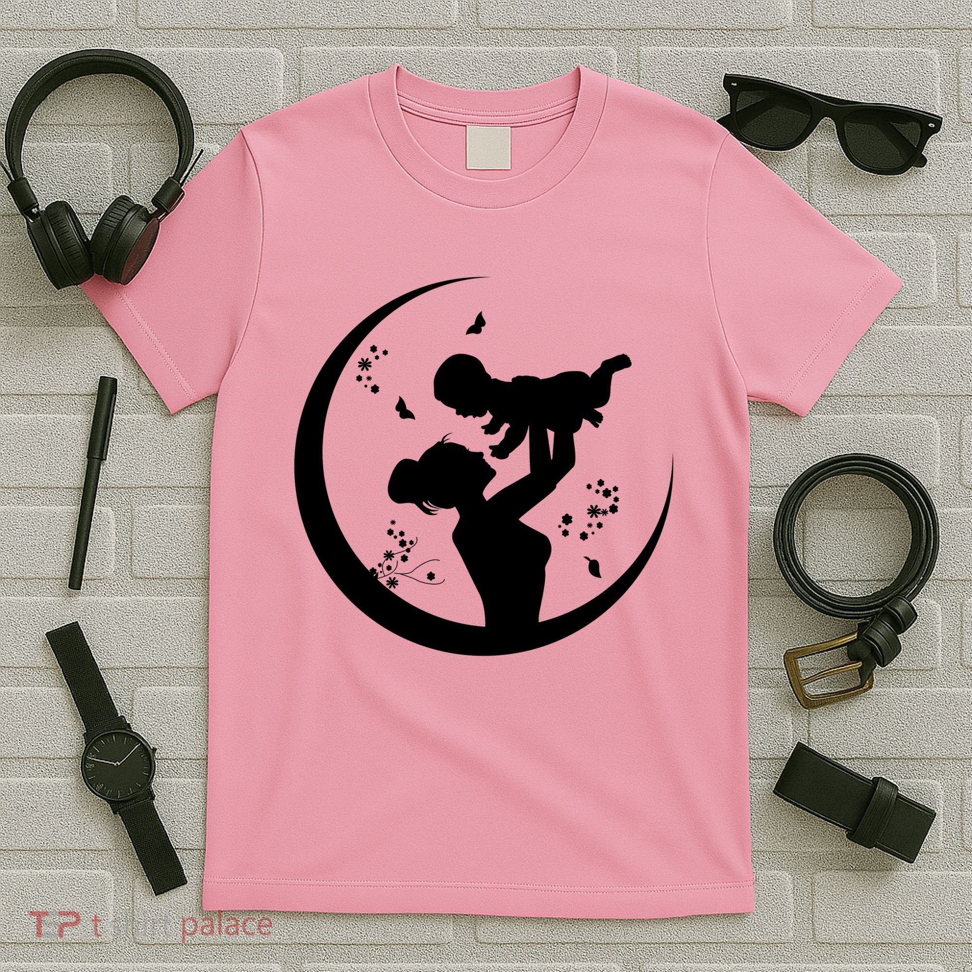 Mother's Day Moon Cute Gift T-Shirt
