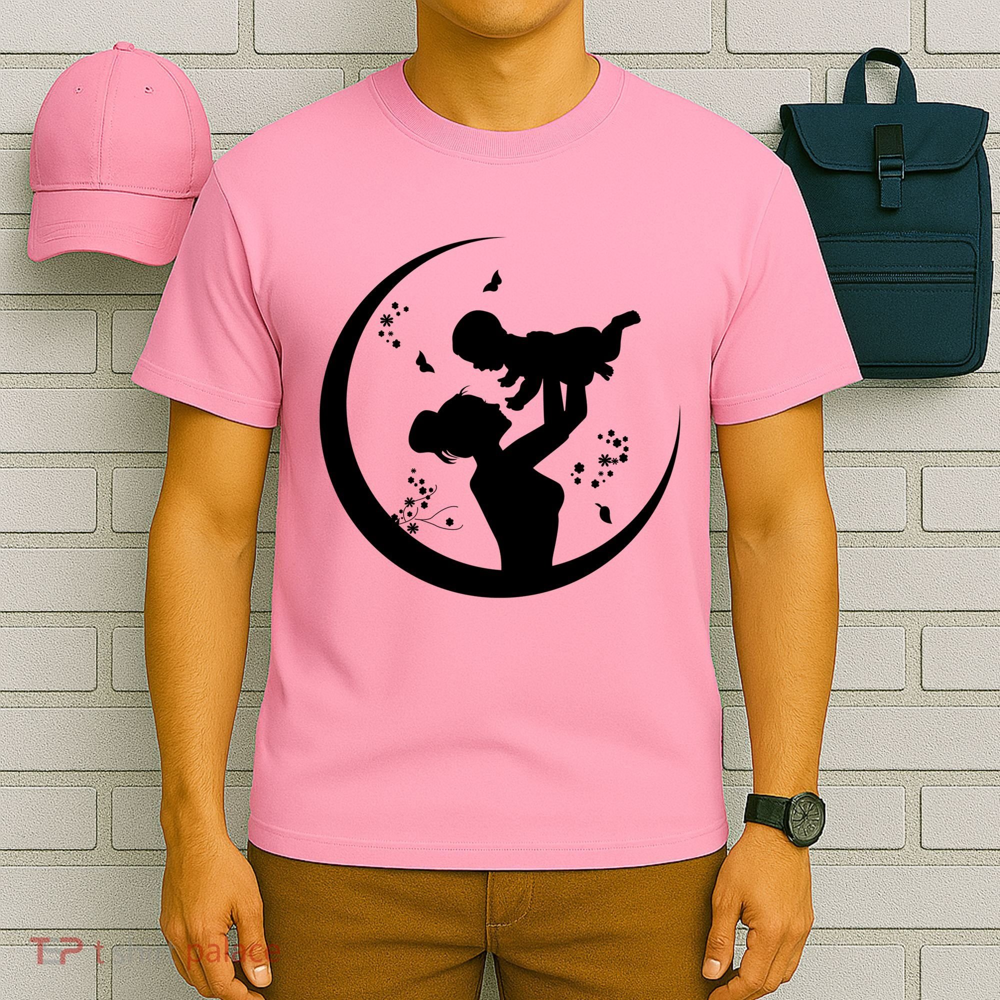 Mother's Day Moon Cute Gift T-Shirt