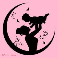 Mother's Day Moon Cute Gift T-Shirt thumb 7
