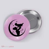 Mother's Day Moon Cute Gift Button thumb 0
