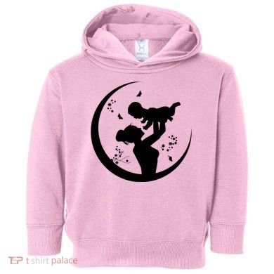 Mother's Day Moon Cute Gift Toddler Hoodie