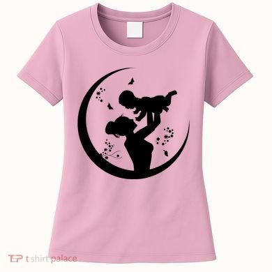 Mother's Day Moon Cute Gift Women's T-Shirt