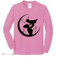 Mother's Day Moon Cute Gift Kids Long Sleeve Shirt thumb 0