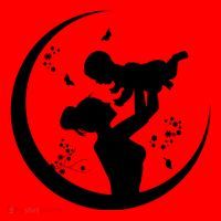 Mother's Day Moon Cute Gift Santa Hat thumb 1