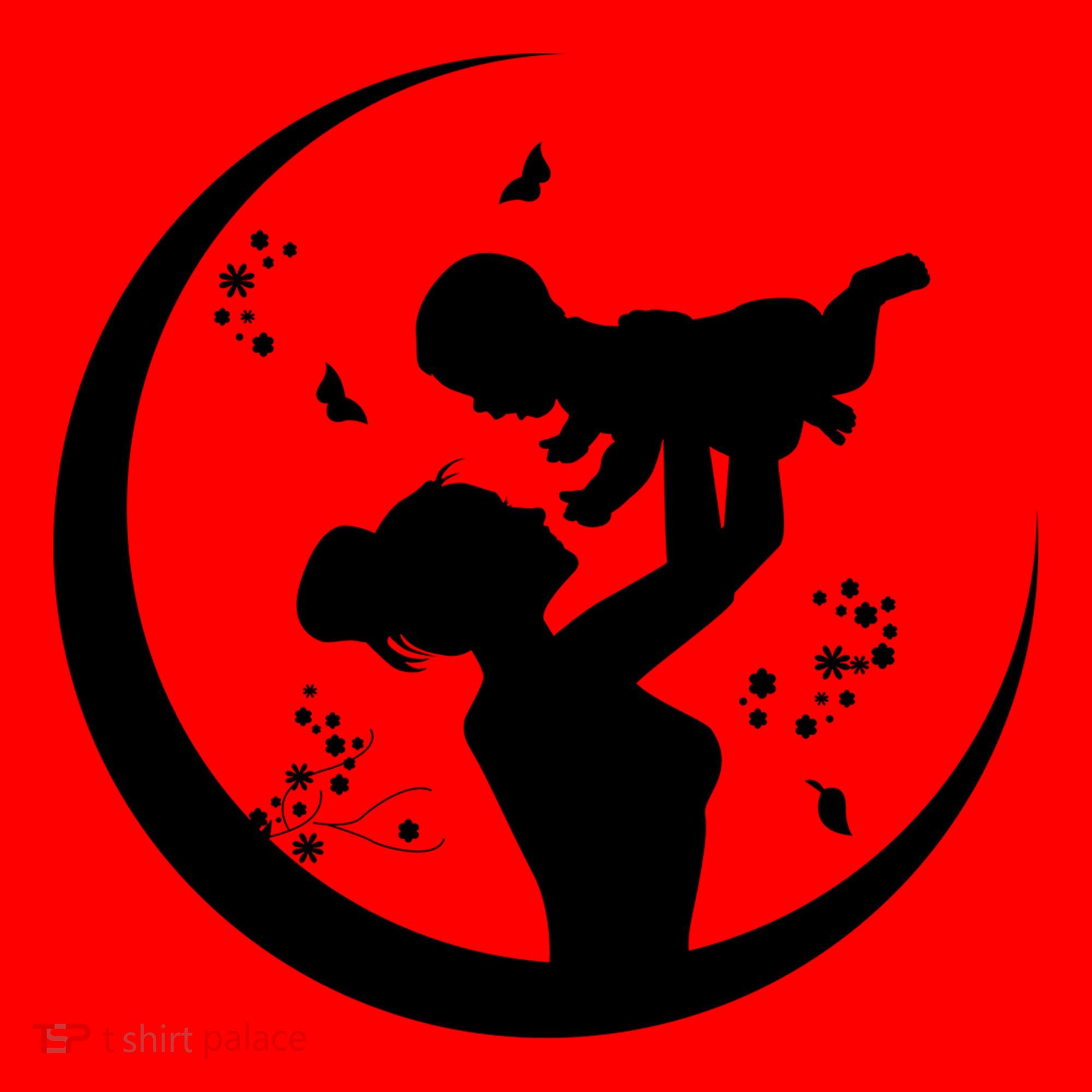 Mother's Day Moon Cute Gift Santa Hat