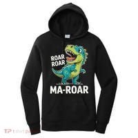 Ma-Roar Dinosaur Mom Quote Family Women's Hoodie thumb 0