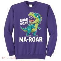 Ma-Roar Dinosaur Mom Quote Family Sweatshirt thumb 0
