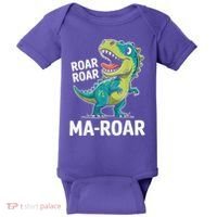 Ma-Roar Dinosaur Mom Quote Family Baby Bodysuit thumb 0