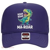 Ma-Roar Dinosaur Mom Quote Family Hat thumb 0
