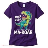 Ma-Roar Dinosaur Mom Quote Family Women's T-Shirt thumb 0