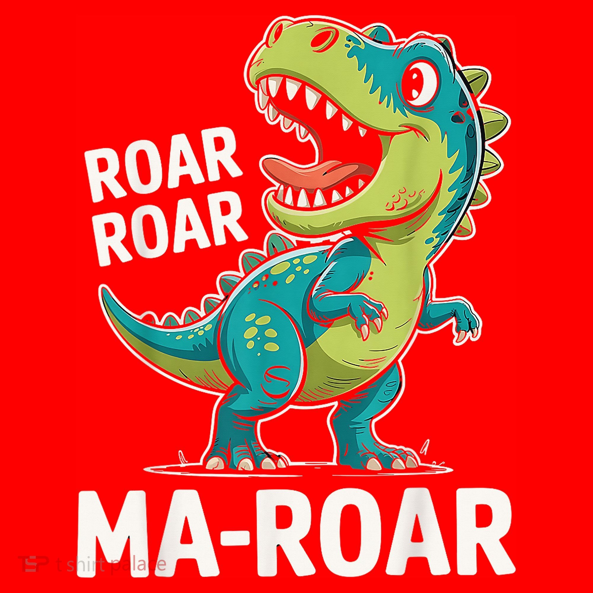 Ma-Roar Dinosaur Mom Quote Family Santa Hat