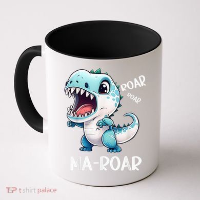 Ma-Roar Dinosaur Mom Quote Coffee Mug