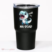 Ma-Roar Dinosaur Mom Quote Tumbler thumb 0