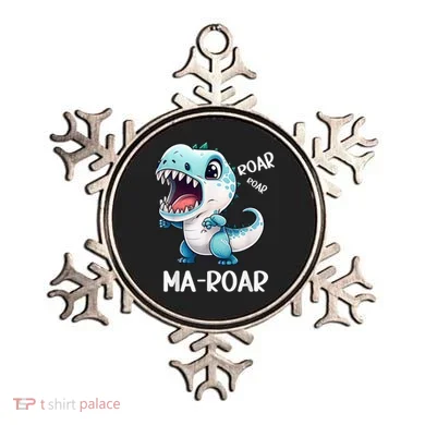 Ma-Roar Dinosaur Mom Quote Ornament