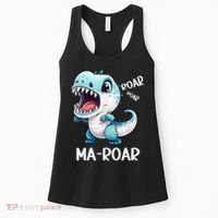 Ma-Roar Dinosaur Mom Quote Women's Tank Top thumb 0