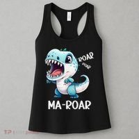 Ma-Roar Dinosaur Mom Quote Women's Tank Top thumb 3