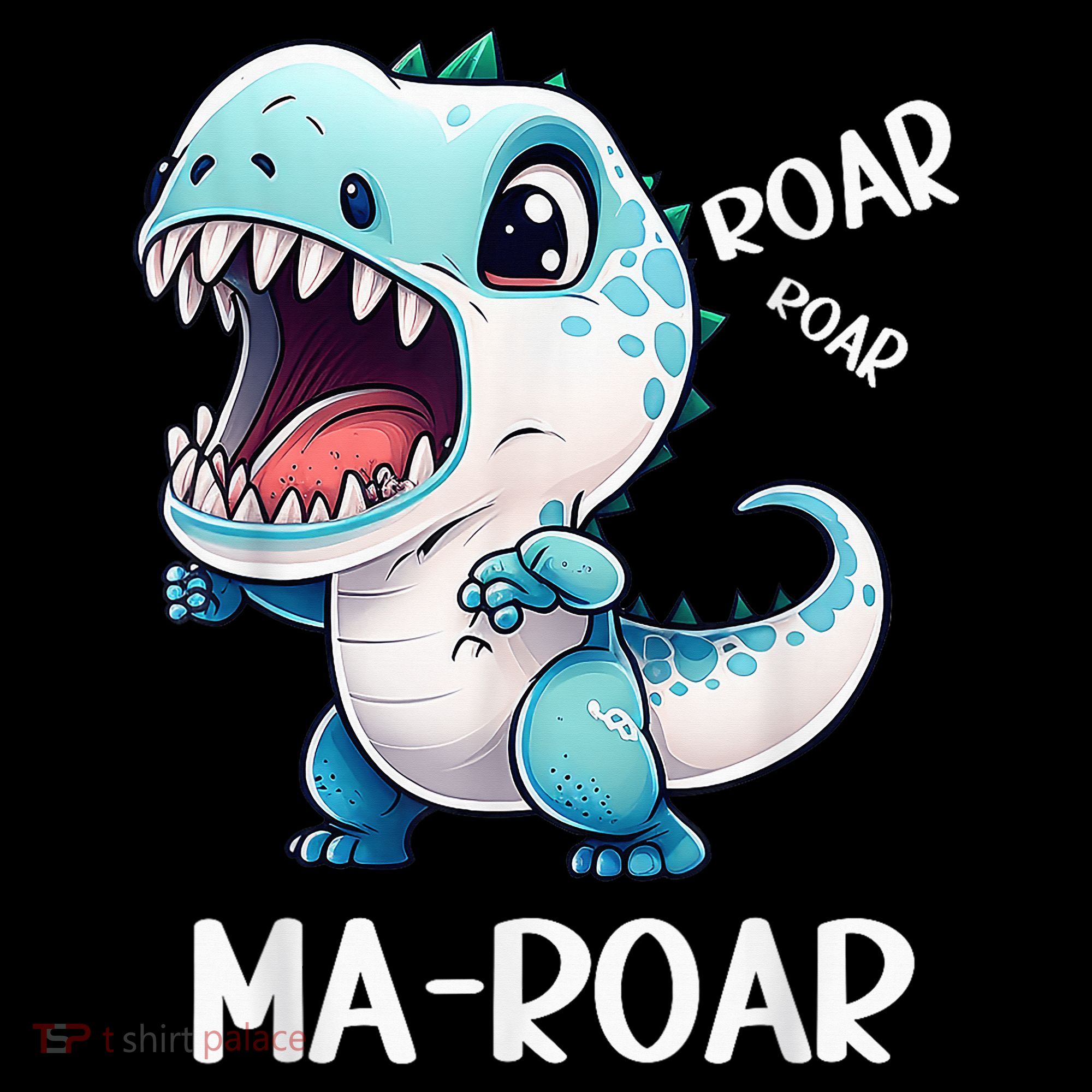 Ma-Roar Dinosaur Mom Quote Tank Top