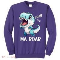 Ma-Roar Dinosaur Mom Quote Sweatshirt thumb 0
