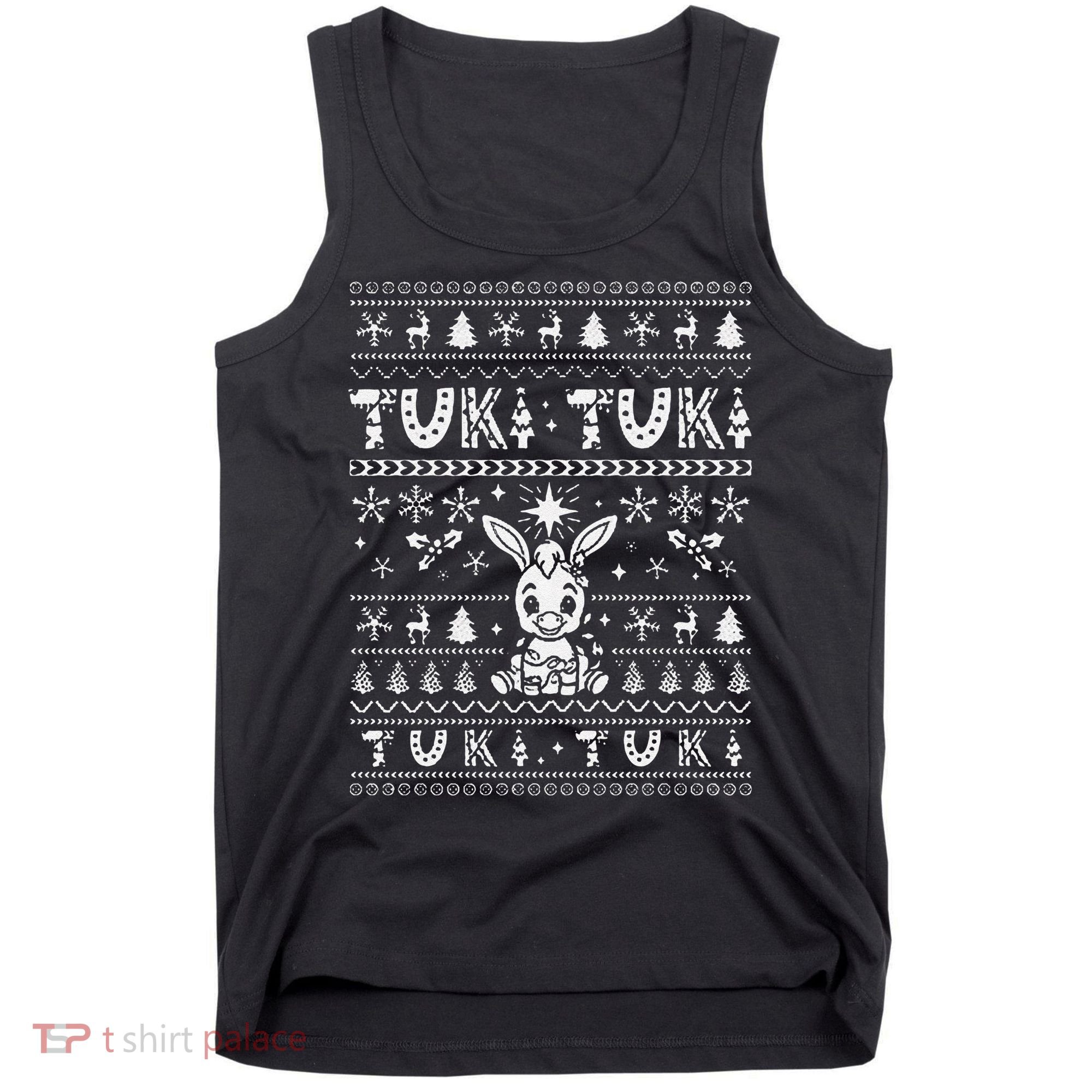 Mi Donkey Mexican Tuki Tuki Donkey Latino Xmas Feliz Navidad Tank Top