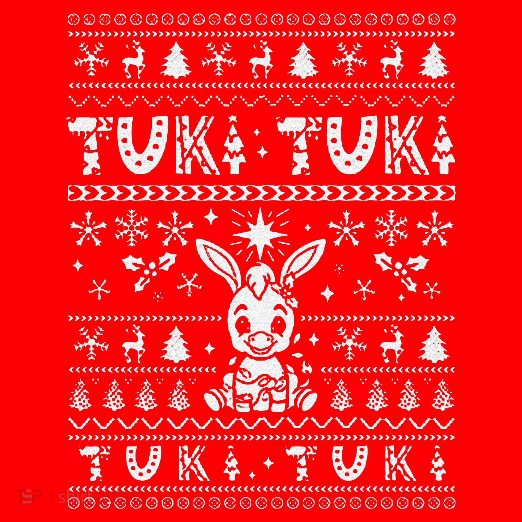 Mi Donkey Mexican Tuki Tuki Donkey Latino Xmas Feliz Navidad Santa Hat