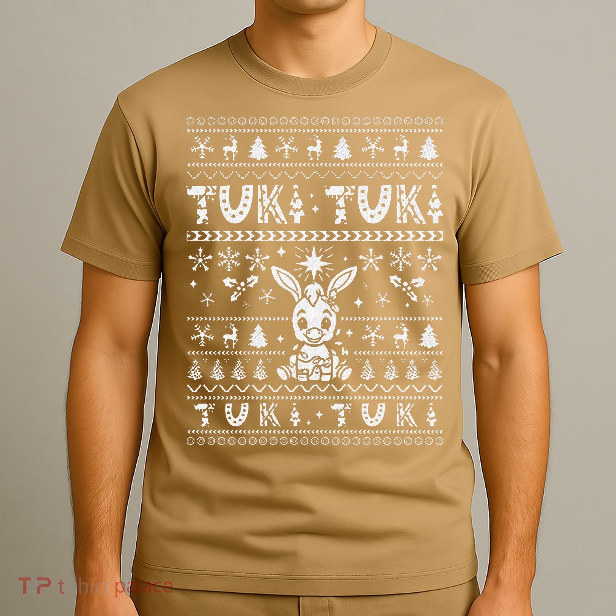 Mi Donkey Mexican Tuki Tuki Donkey Latino Xmas Feliz Navidad T-Shirt