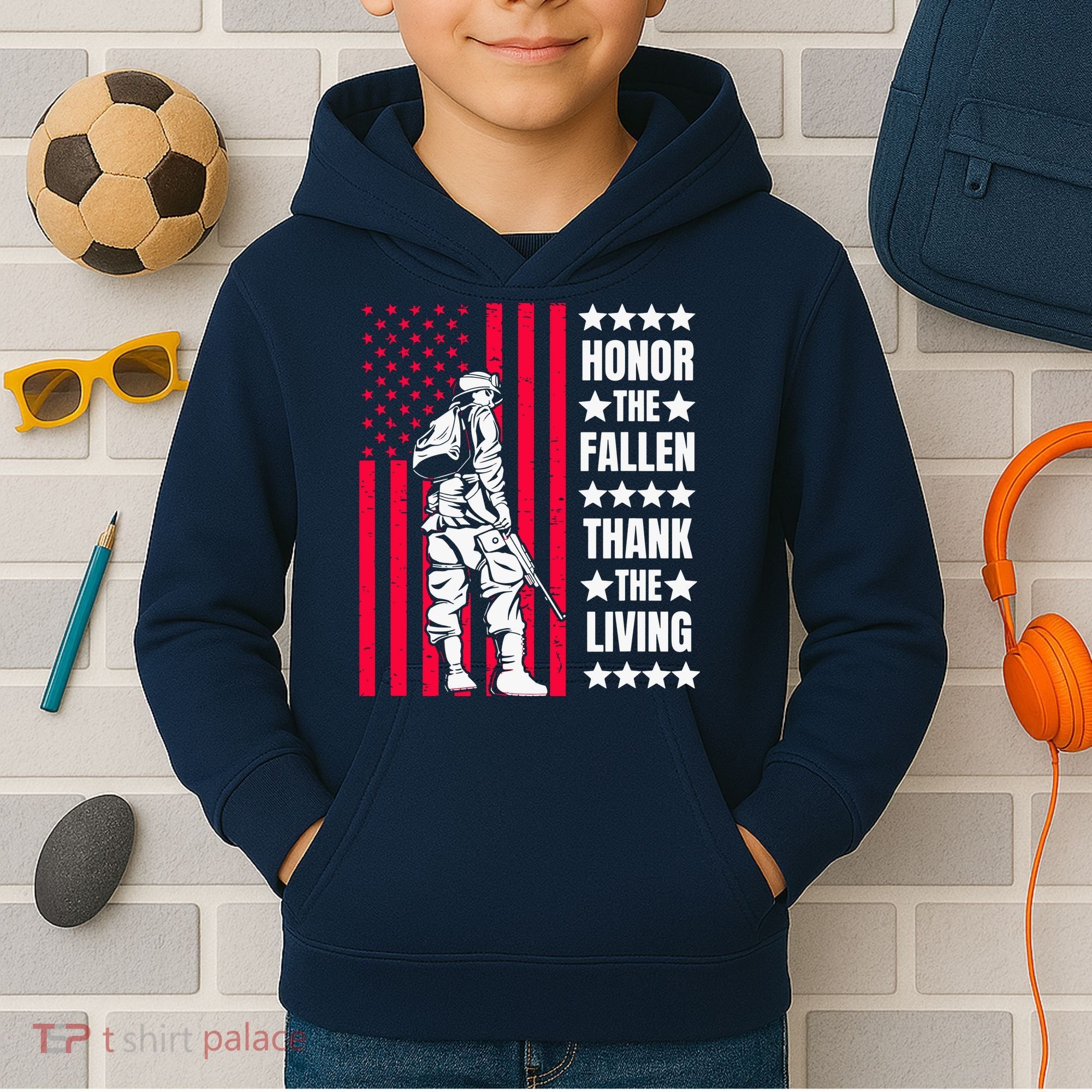 Memorial Day Kids Hoodie