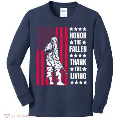 Memorial Day Kids Long Sleeve Shirt